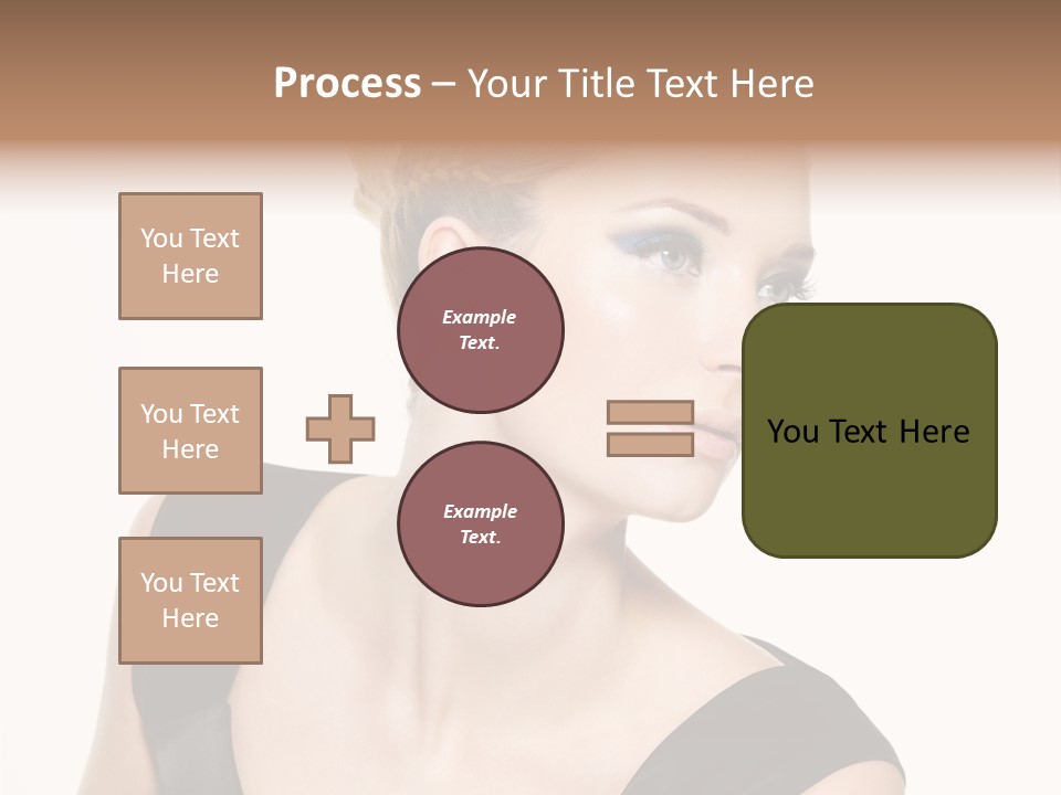 Model Cloth Pose PowerPoint Template
