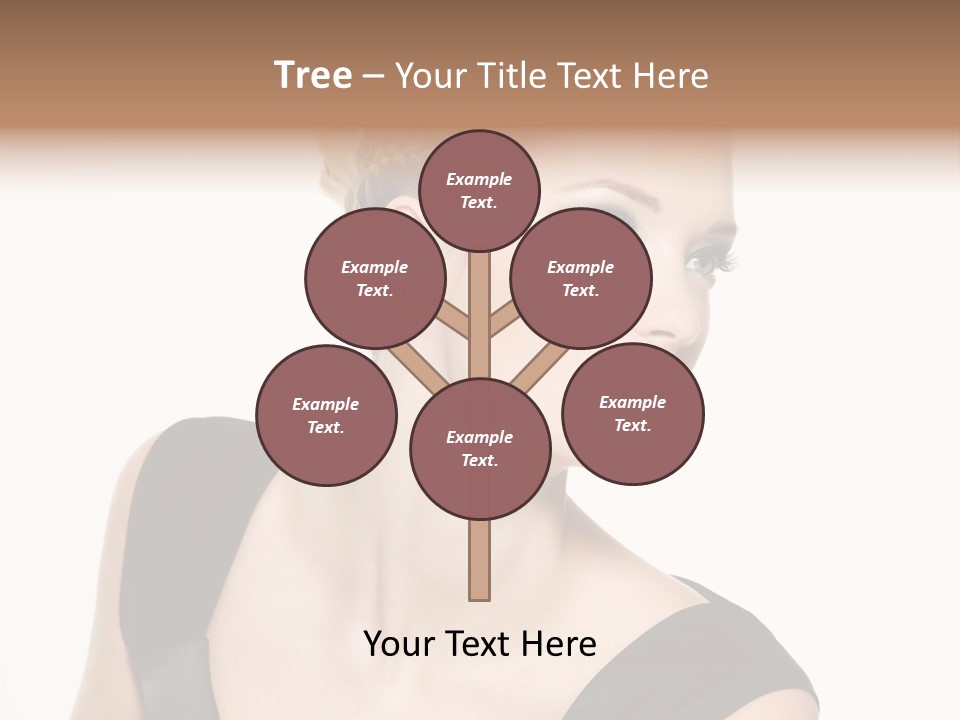 Model Cloth Pose PowerPoint Template