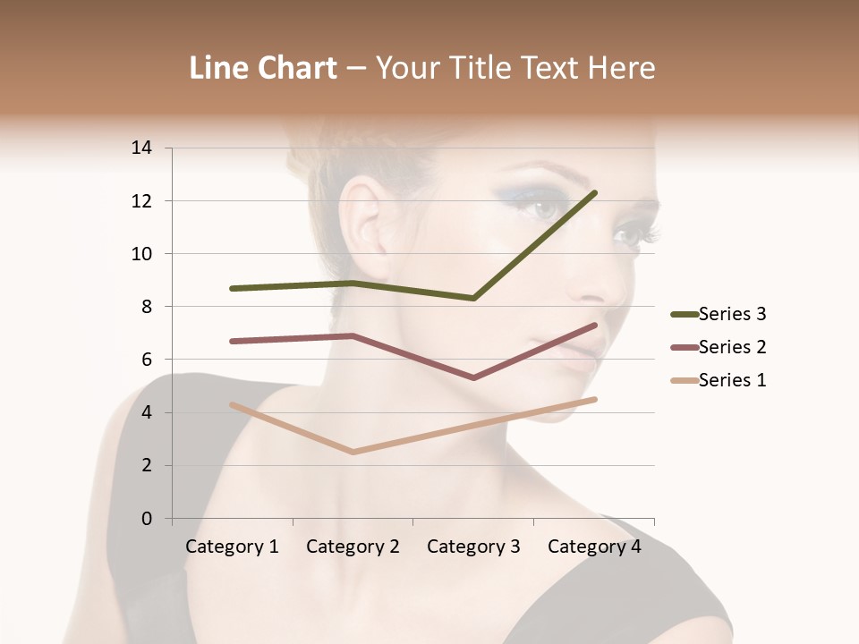 Model Cloth Pose PowerPoint Template