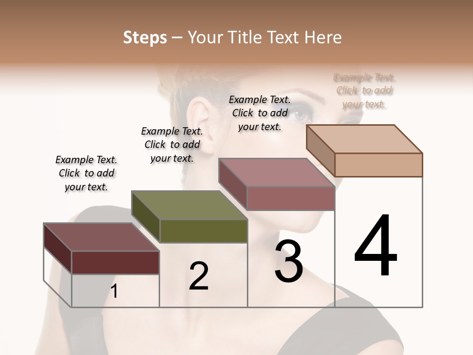 Model Cloth Pose PowerPoint Template