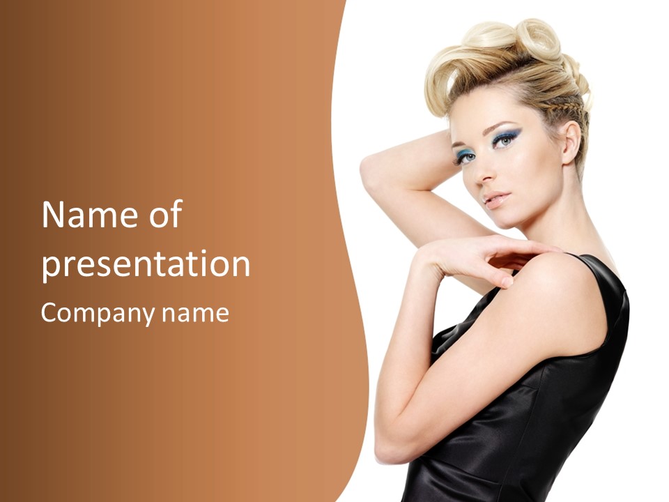 Fashion Girl Attractive PowerPoint Template