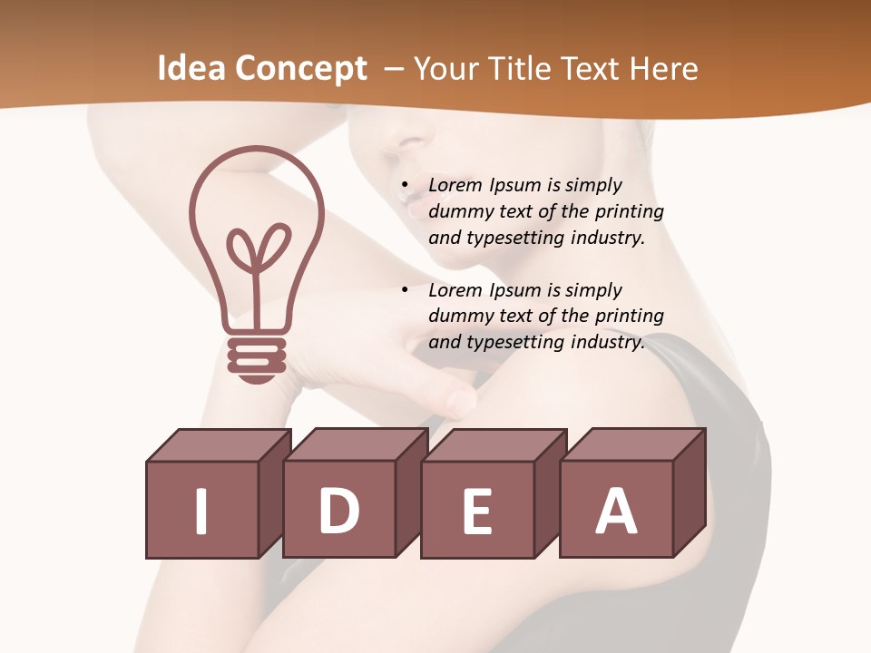 Fashion Girl Attractive PowerPoint Template