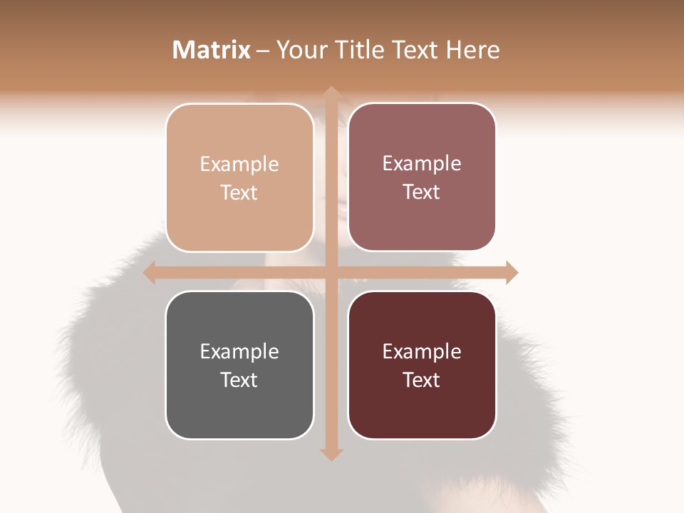 Dress Model Curly PowerPoint Template