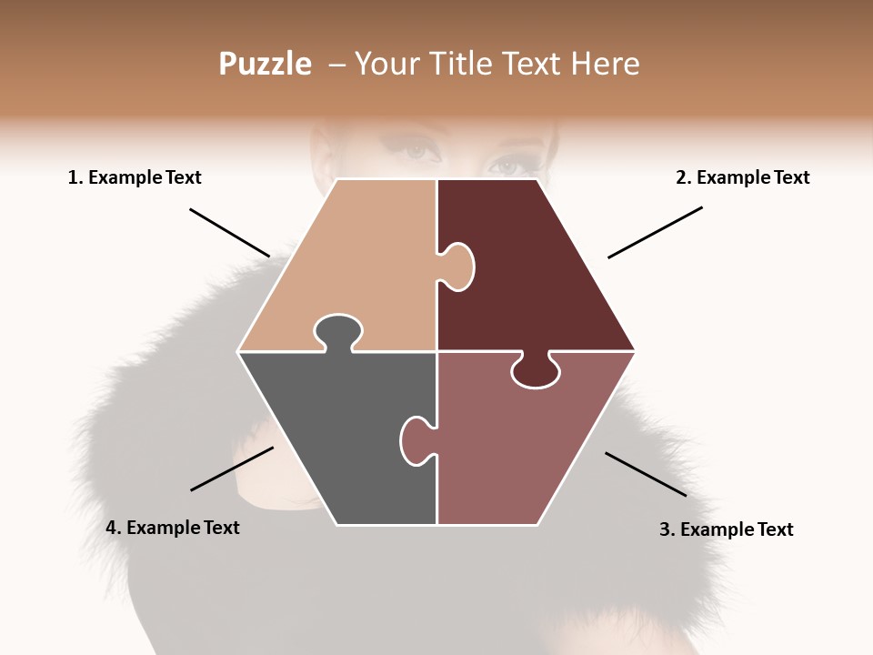 Dress Model Curly PowerPoint Template