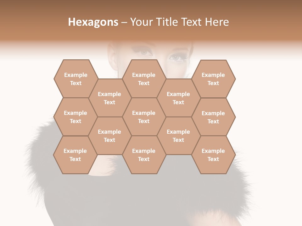 Dress Model Curly PowerPoint Template