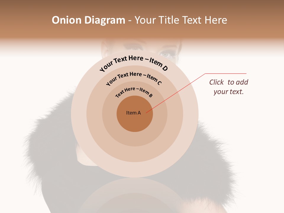 Dress Model Curly PowerPoint Template