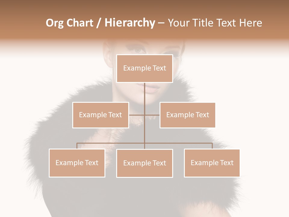 Dress Model Curly PowerPoint Template