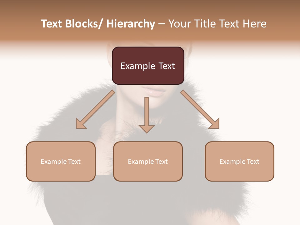 Dress Model Curly PowerPoint Template