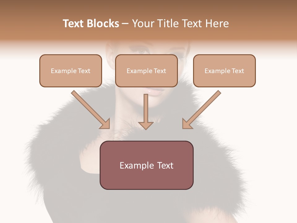 Dress Model Curly PowerPoint Template