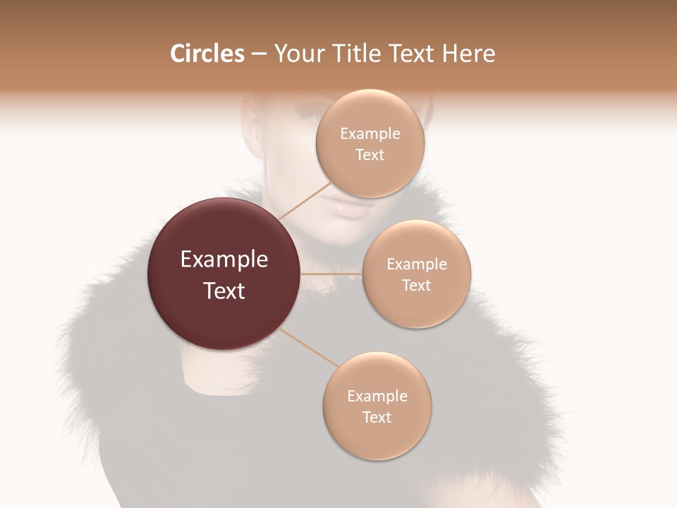 Dress Model Curly PowerPoint Template