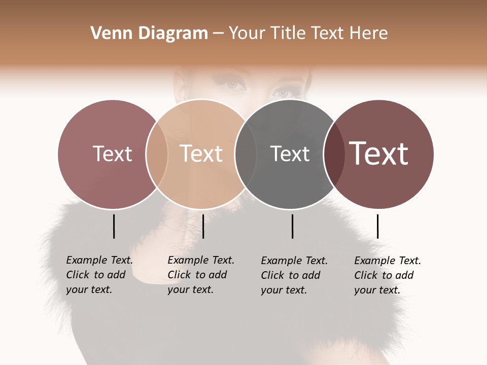 Dress Model Curly PowerPoint Template