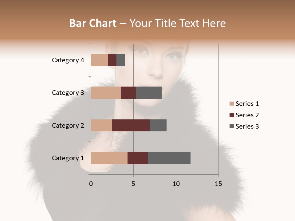 Dress Model Curly PowerPoint Template