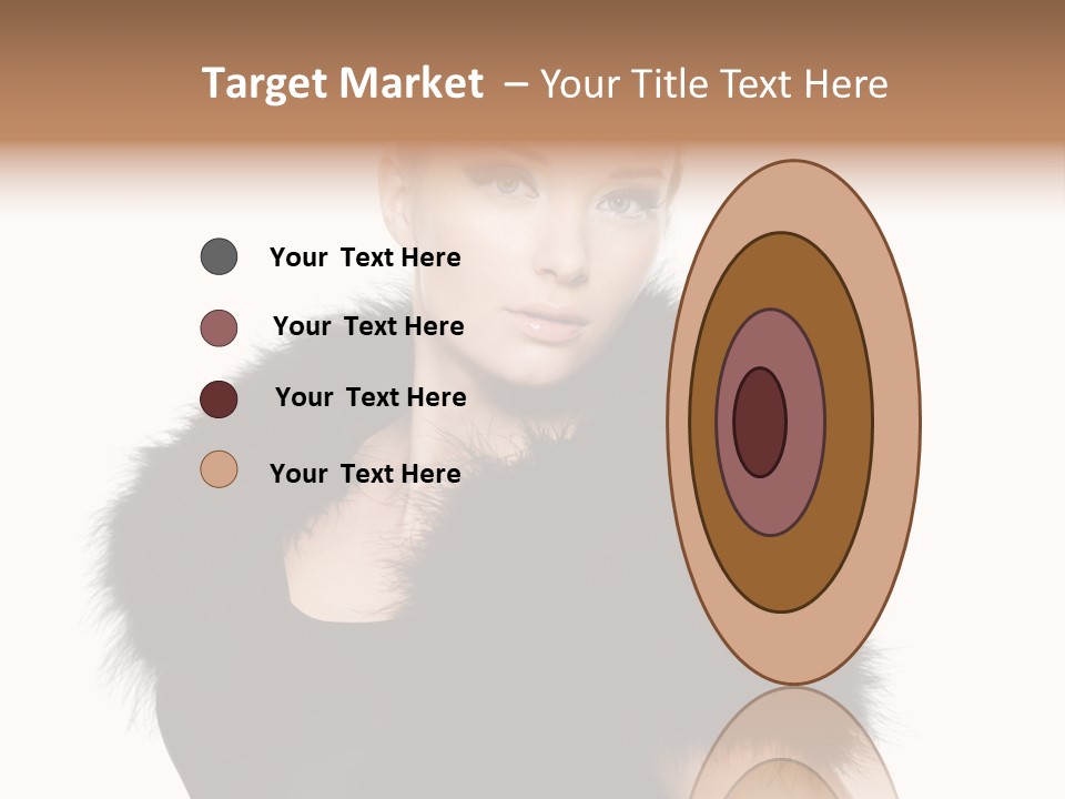 Dress Model Curly PowerPoint Template