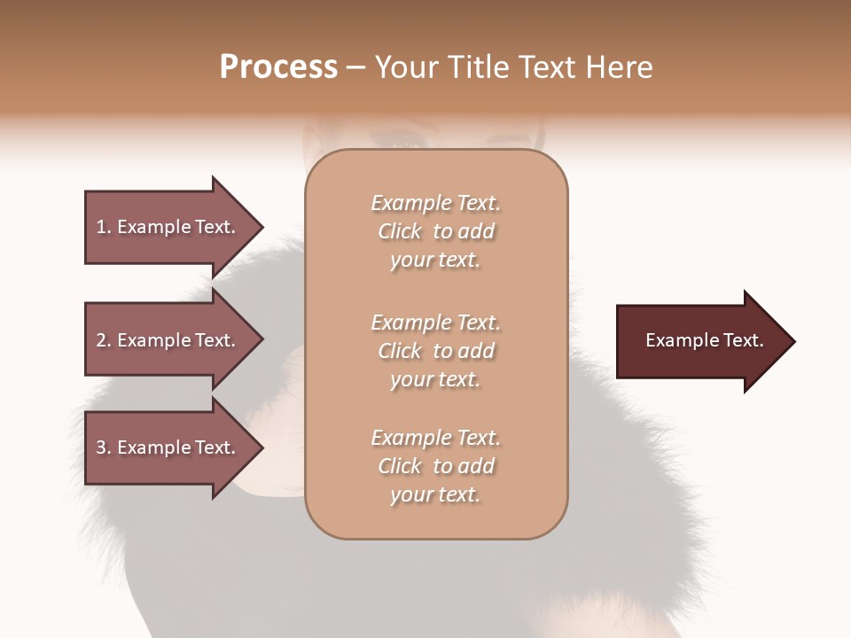 Dress Model Curly PowerPoint Template