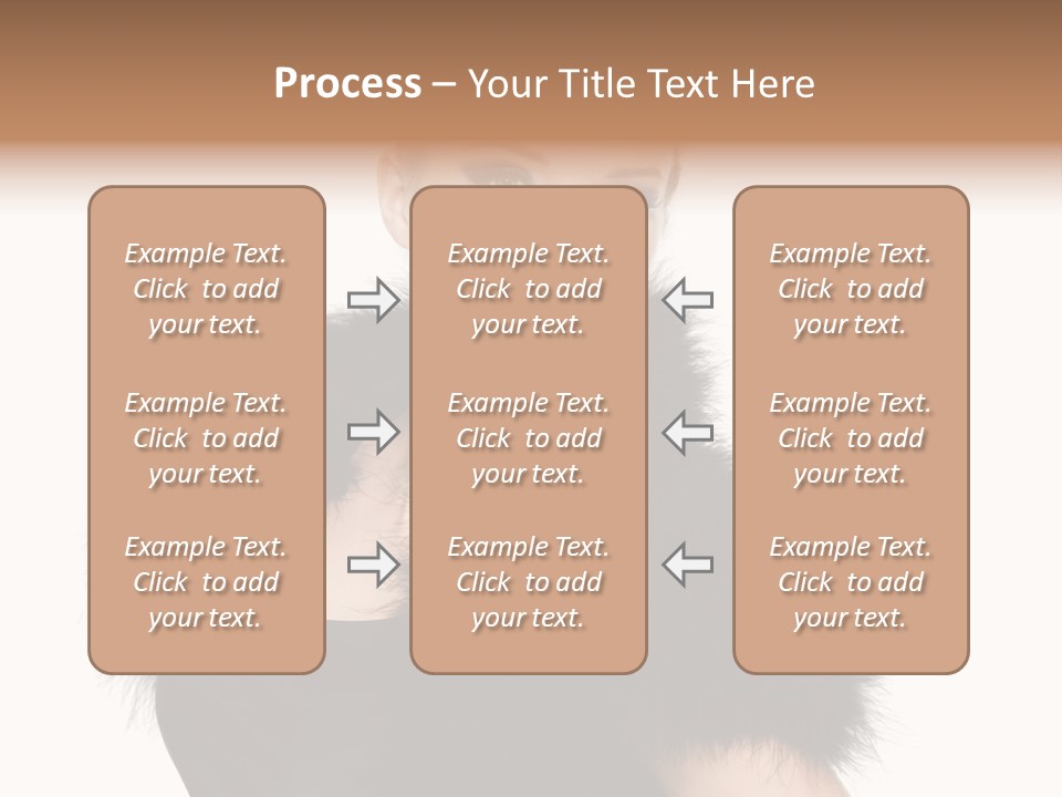 Dress Model Curly PowerPoint Template