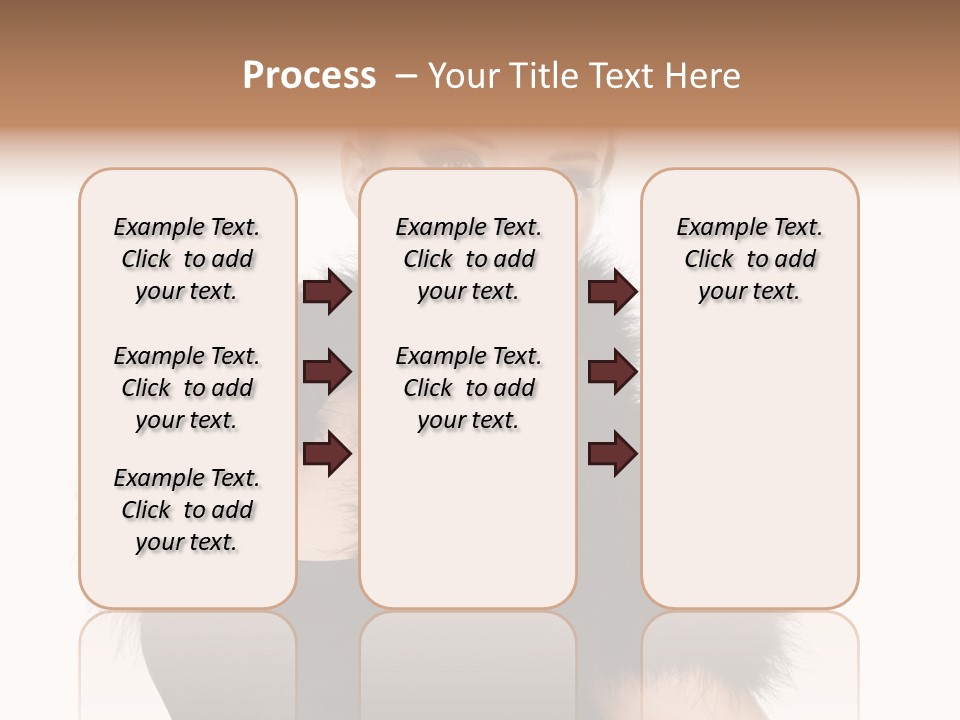 Dress Model Curly PowerPoint Template