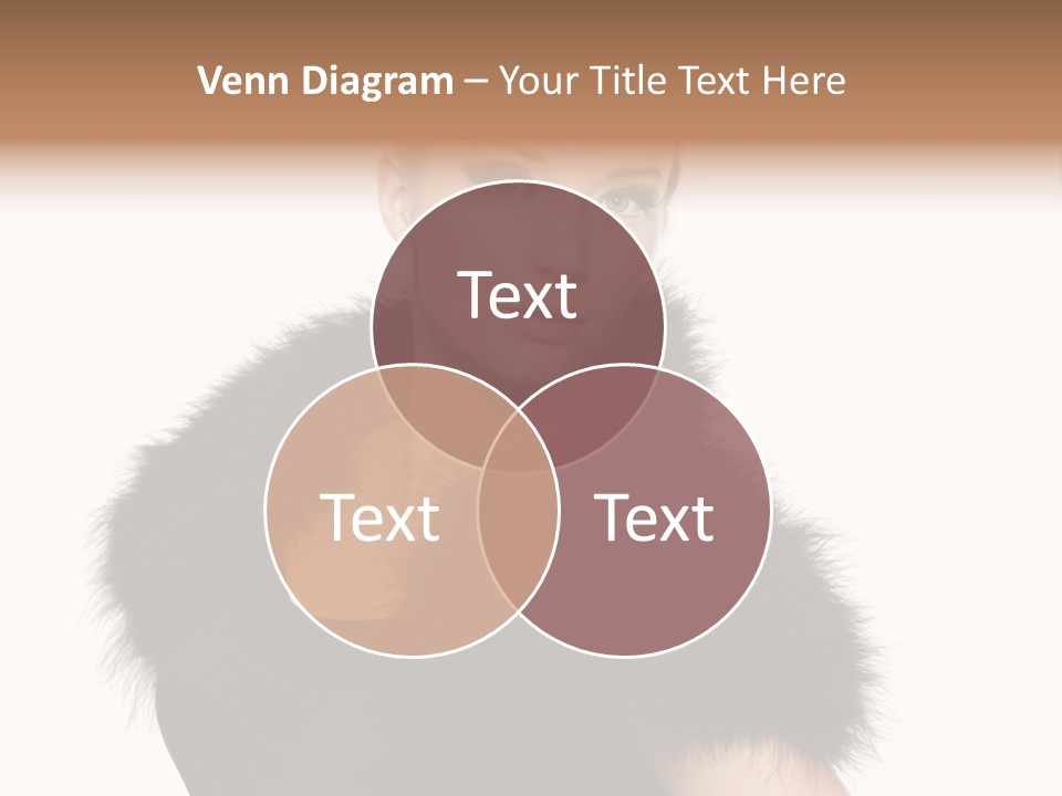 Dress Model Curly PowerPoint Template