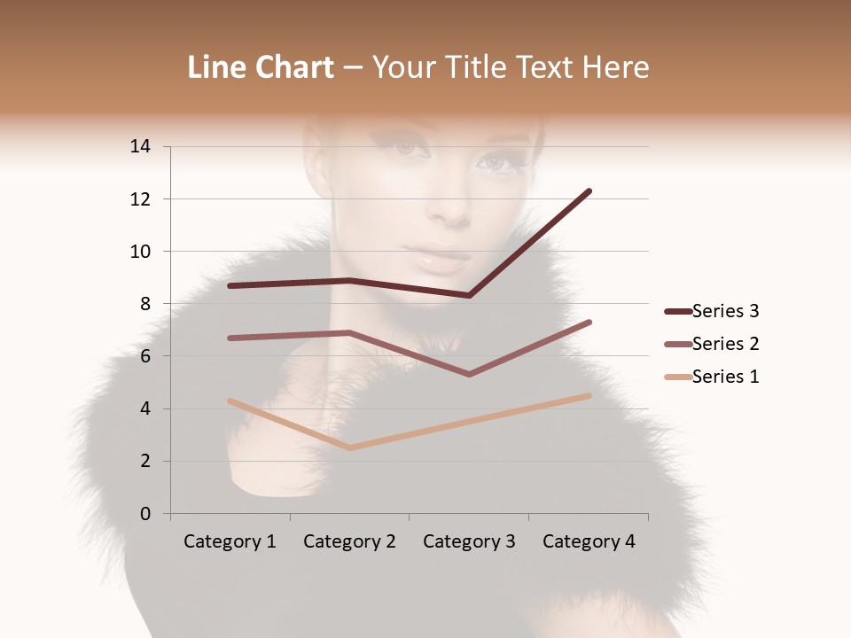 Dress Model Curly PowerPoint Template