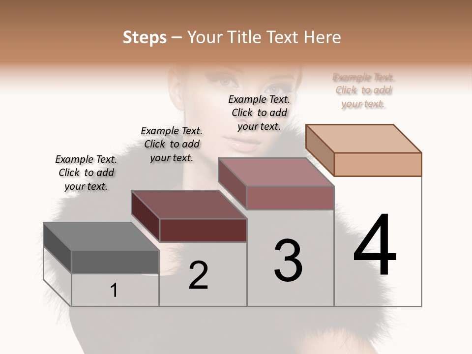 Dress Model Curly PowerPoint Template