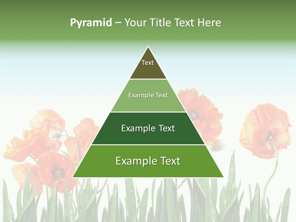 Red Vitality Bloom PowerPoint Template