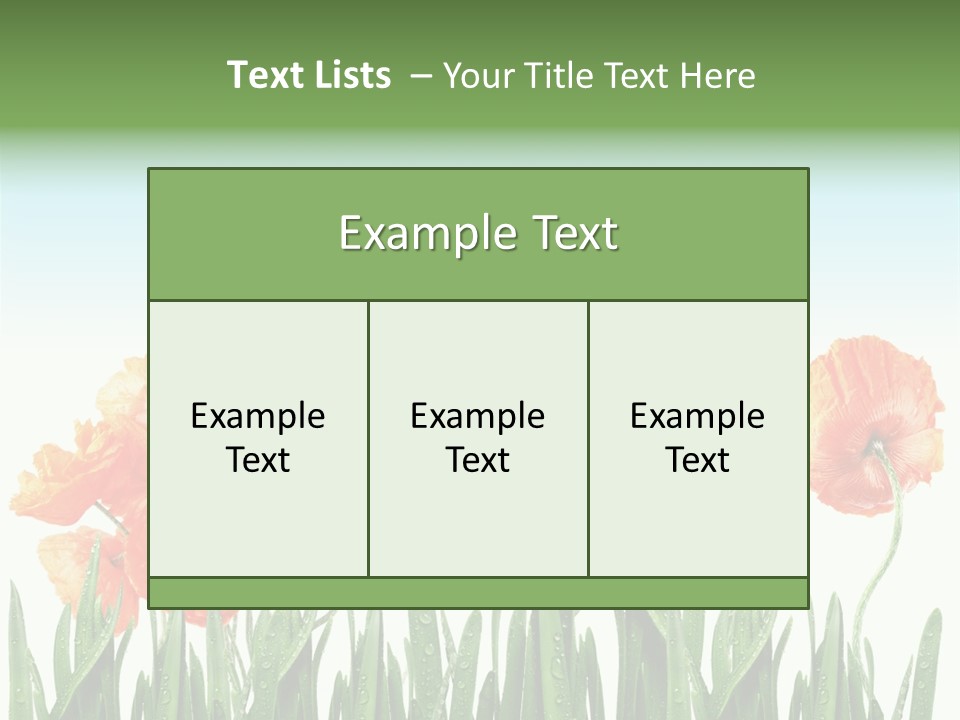 Red Vitality Bloom PowerPoint Template