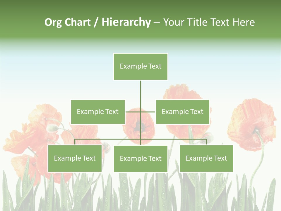 Red Vitality Bloom PowerPoint Template