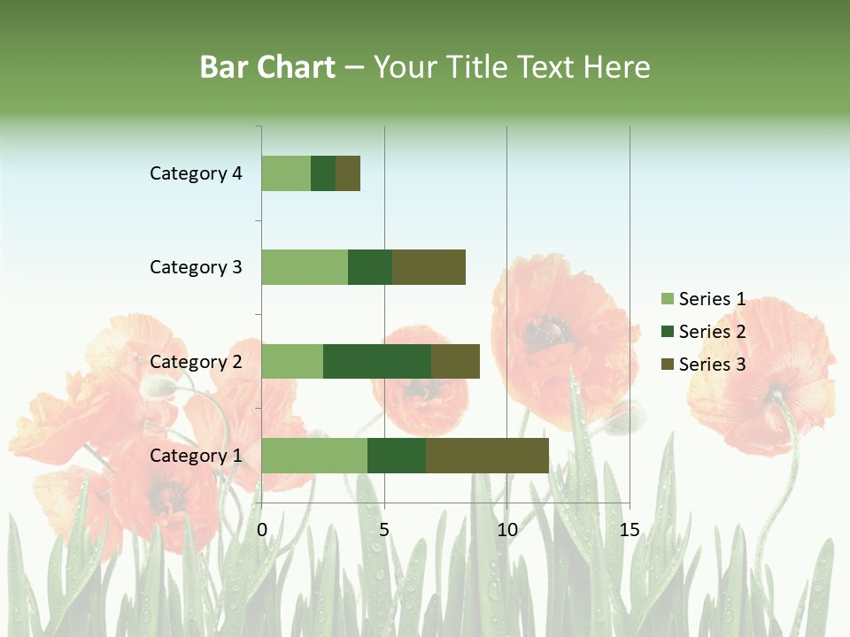 Red Vitality Bloom PowerPoint Template