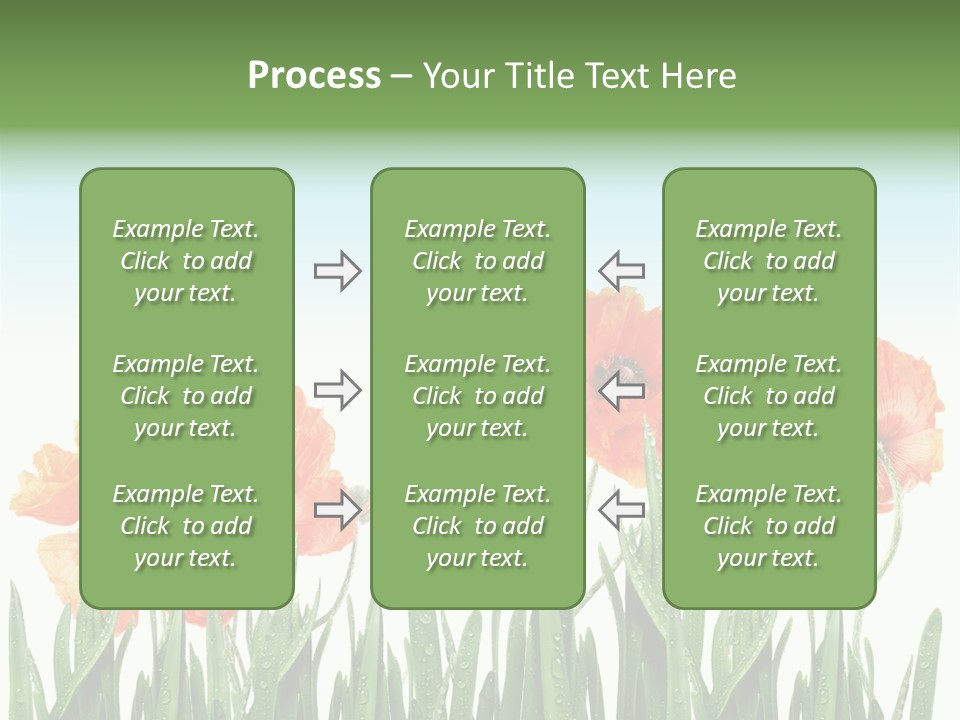 Red Vitality Bloom PowerPoint Template