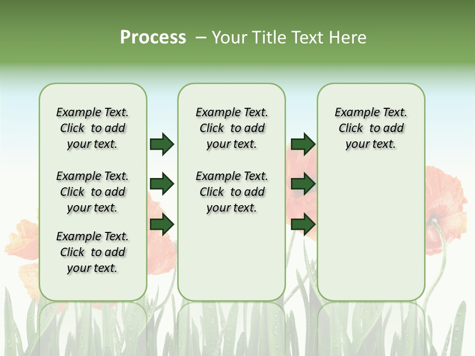 Red Vitality Bloom PowerPoint Template