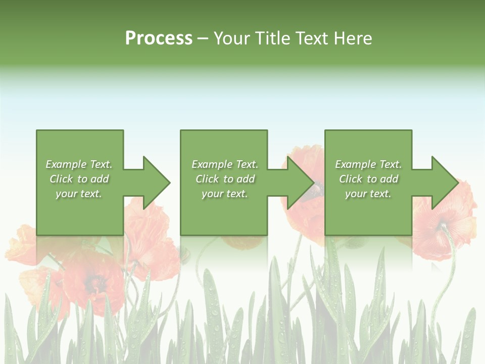 Red Vitality Bloom PowerPoint Template