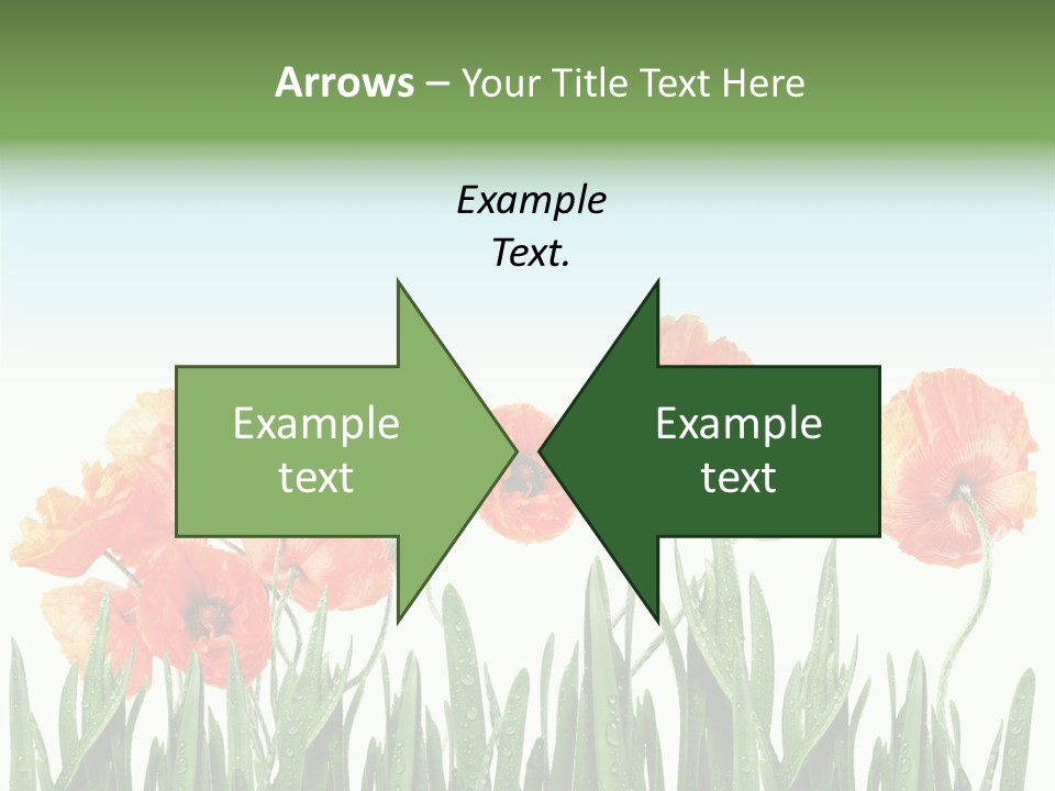 Red Vitality Bloom PowerPoint Template