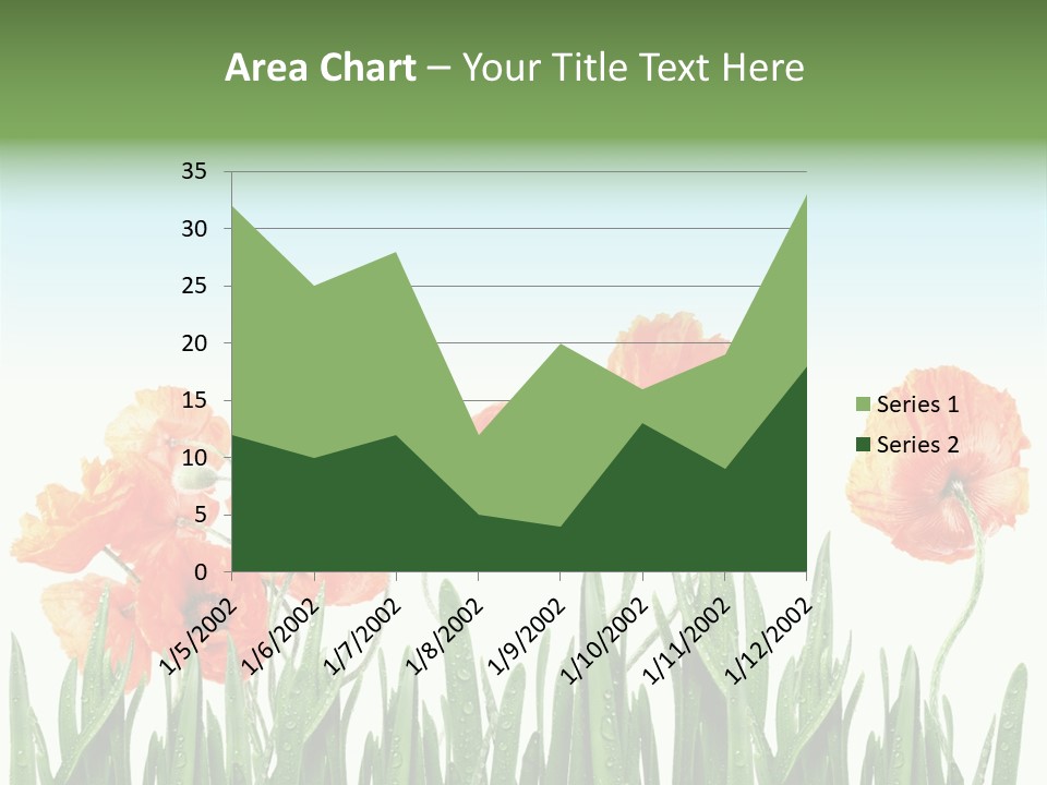 Red Vitality Bloom PowerPoint Template