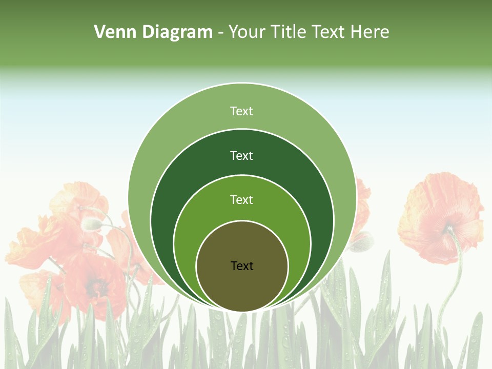 Red Vitality Bloom PowerPoint Template