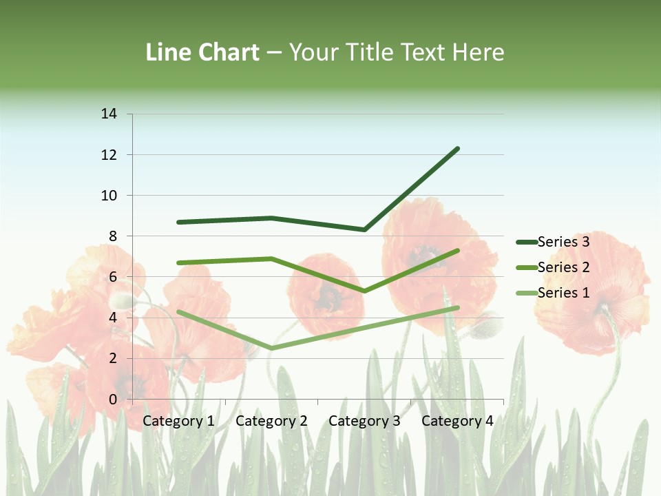 Red Vitality Bloom PowerPoint Template