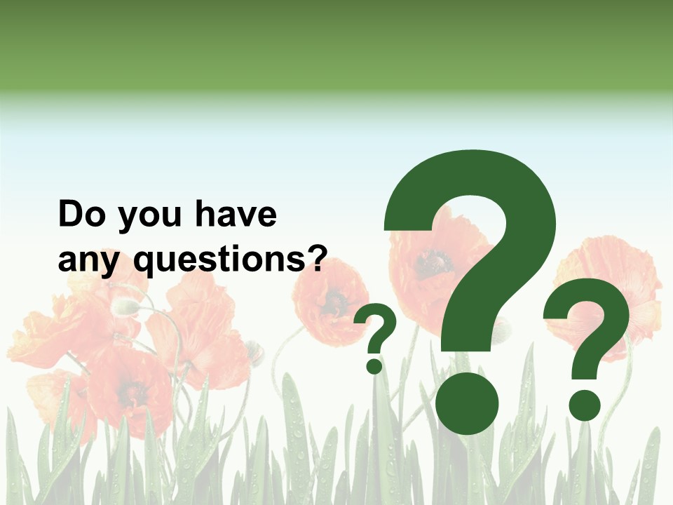 Red Vitality Bloom PowerPoint Template