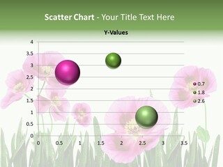 Bloom Pink Flower PowerPoint Template