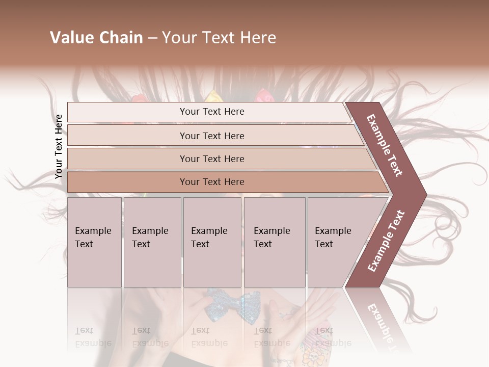 Makeup Posing Headshot PowerPoint Template