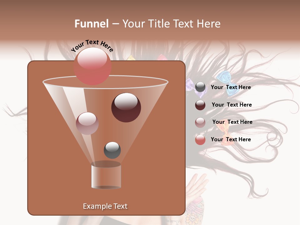 Makeup Posing Headshot PowerPoint Template