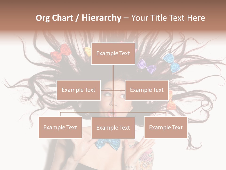 Makeup Posing Headshot PowerPoint Template