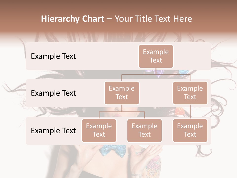 Makeup Posing Headshot PowerPoint Template