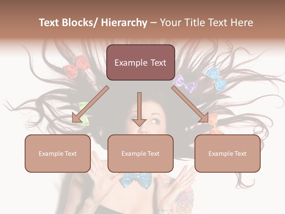 Makeup Posing Headshot PowerPoint Template