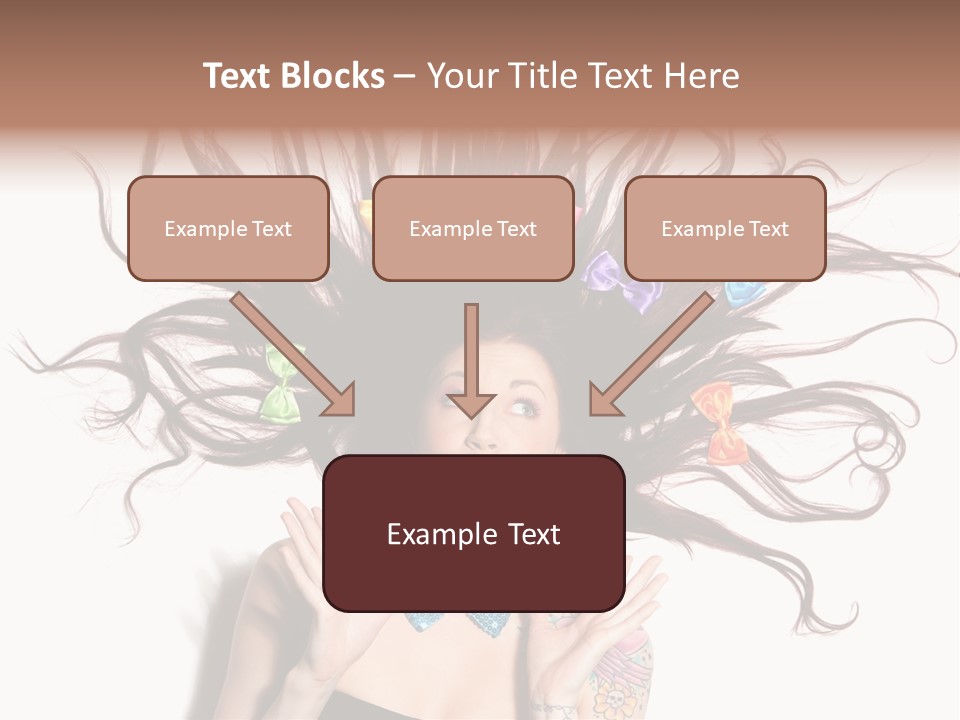 Makeup Posing Headshot PowerPoint Template