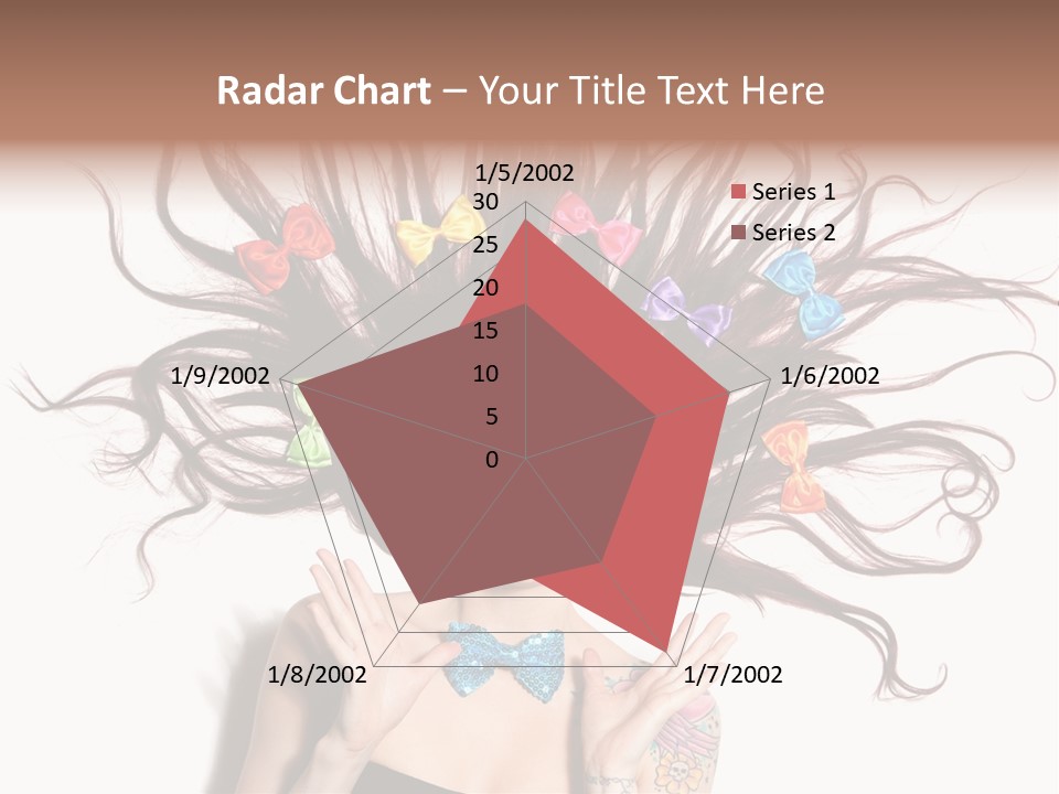 Makeup Posing Headshot PowerPoint Template