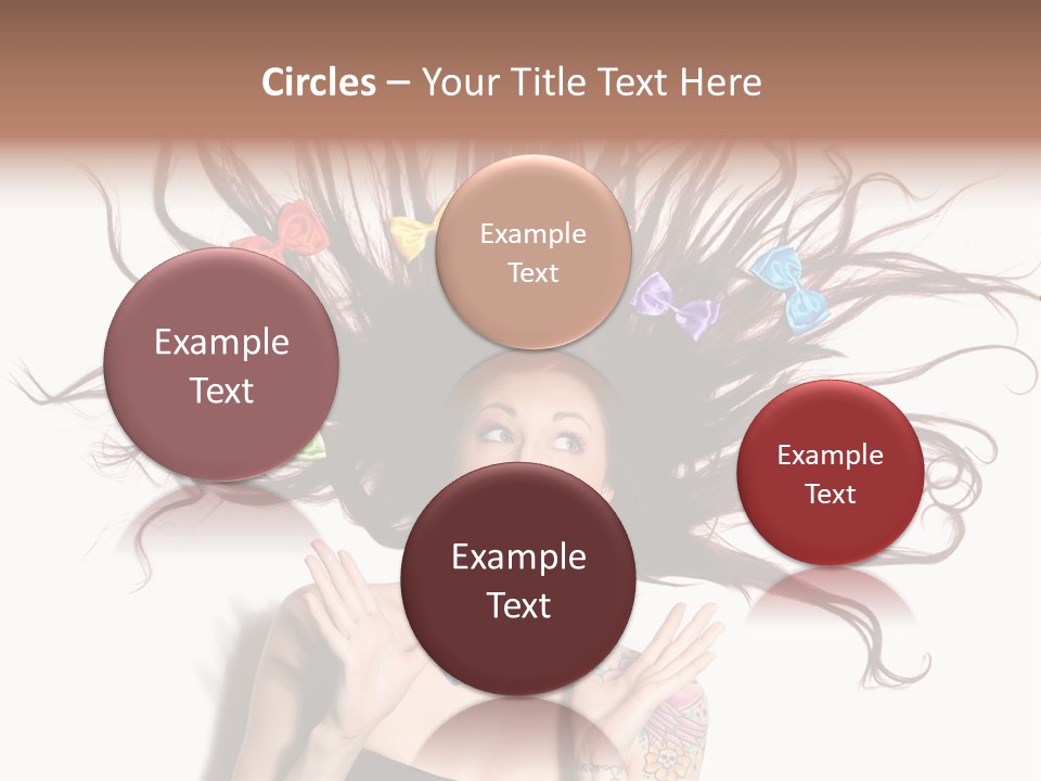 Makeup Posing Headshot PowerPoint Template