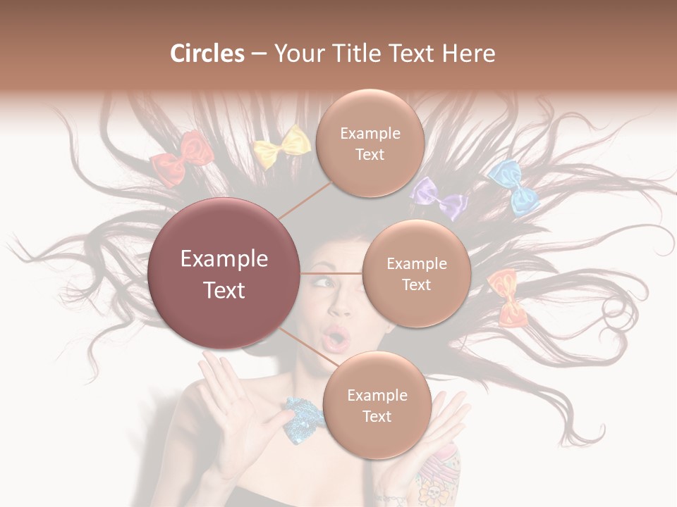 Makeup Posing Headshot PowerPoint Template