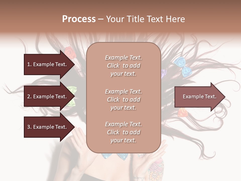 Makeup Posing Headshot PowerPoint Template