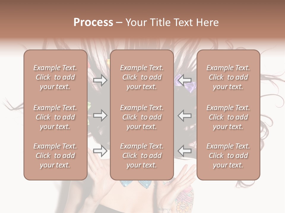 Makeup Posing Headshot PowerPoint Template