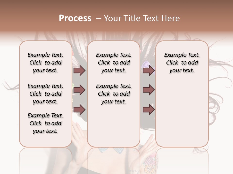 Makeup Posing Headshot PowerPoint Template