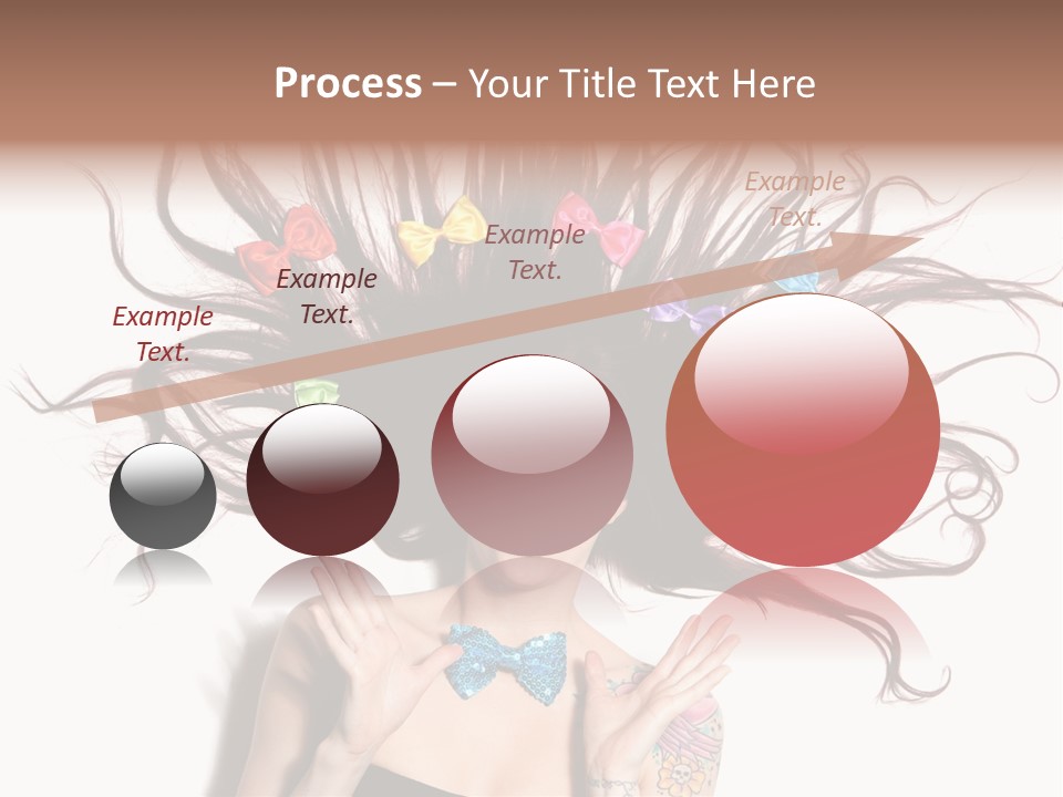 Makeup Posing Headshot PowerPoint Template