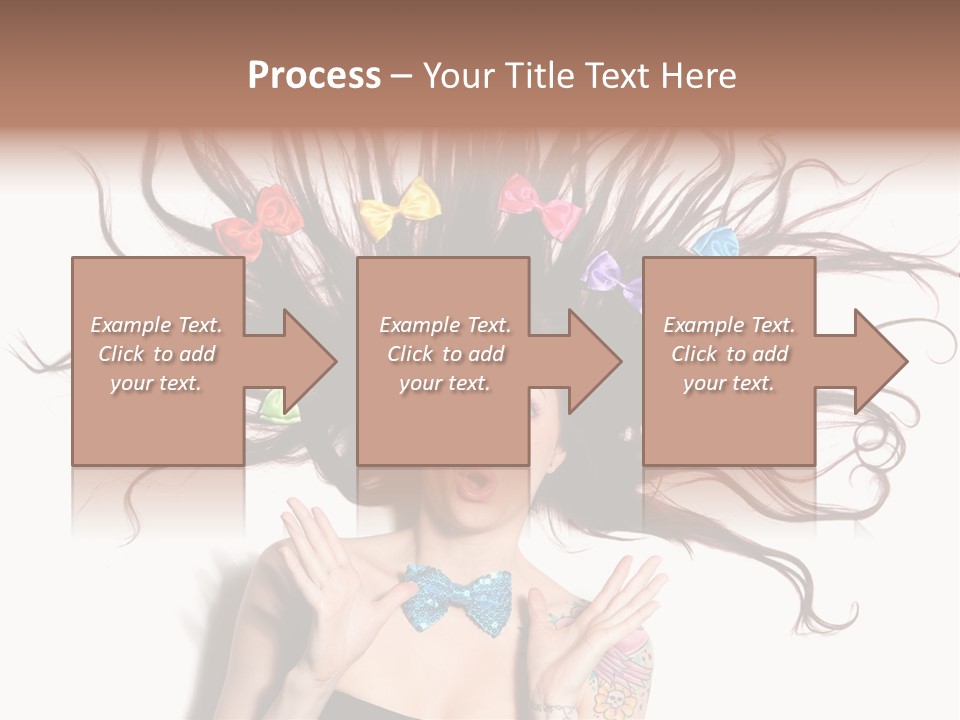Makeup Posing Headshot PowerPoint Template